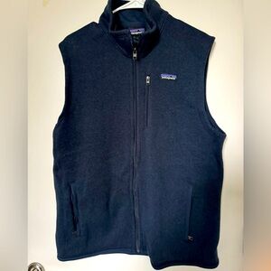 Men’s Navy Blue Patagonia Sweater Vest Sz L